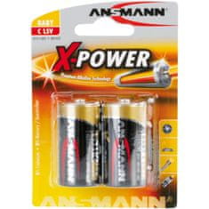 Ansmann X-Power LR14 alkalna baterija, C, 2 komada