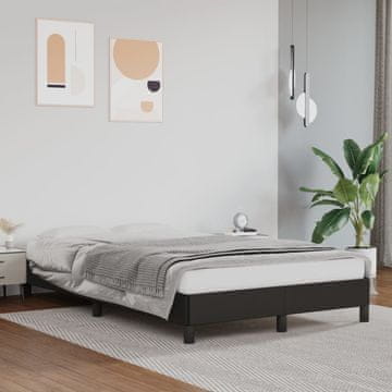 Vidaxl Okvir za krevet crni 120x200 cm presvučen umjetnom kožom