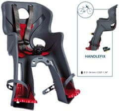 Bellelli Dječja sjedalica za bicikl Bellelli Rabit s Handlefix pričvršćivanjem siva