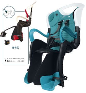 Bellelli Dječja sjedalica za bicikl Bellelli TIGER standard s B-FIX pričvršćivanjem zelena