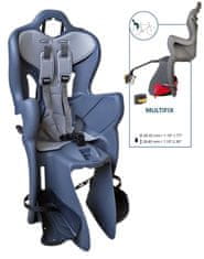 Bellelli Dječja sjedalica za bicikl Bellelli Little Duck Standard LUX siva