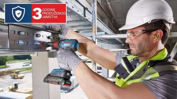 Bosch Professional: 3 godine poduženog jamstva