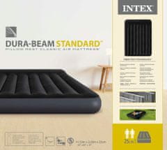 Intex Standard Queen krevet na napuhavanje s podignutim naslonom za glavu