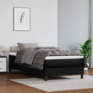 Vidaxl Okvir za krevet crni 90x200 cm umjetna koža