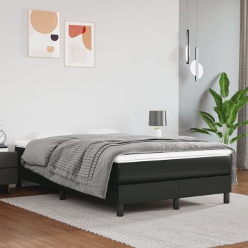 Vidaxl Okvir za krevet crni 120x200 cm presvučen umjetnom kožom