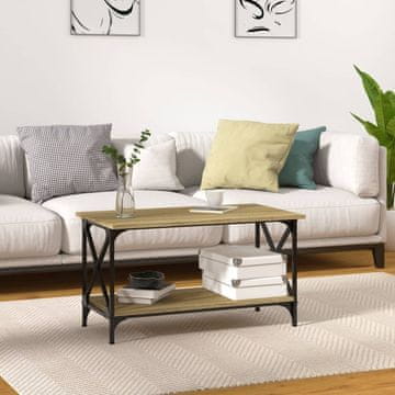 Vidaxl Klub stolić, hrast sonoma, 80x45x45 cm