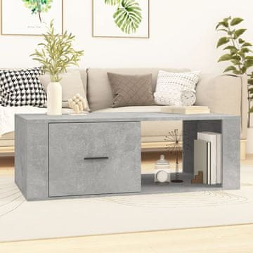 Vidaxl Klub stolić betonsko-sivi 100x50,5x35 cm