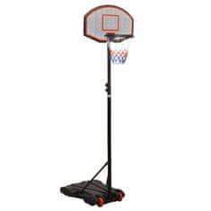 Vidaxl Košarkaški stalak crni 216 - 250 cm od polietilena