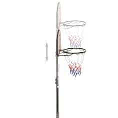 Vidaxl Košarkaški stalak crni 216 - 250 cm od polietilena