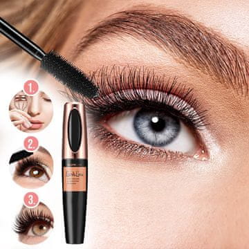 Cool Mango vodootporna maskara za volumen trepavica s 4D učinkom i njegujućim uljima - LashLine