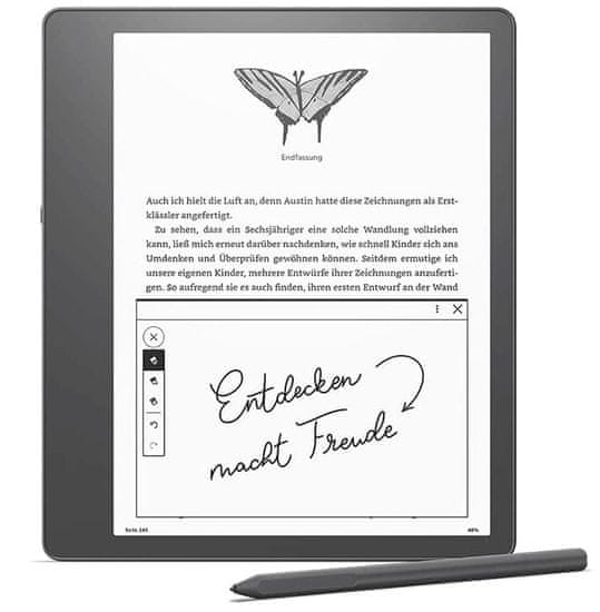 Amazon Kindle Scribe 2022 e-čitač, 16 GB, WiFi, Premium Pen, crna (B09BRW6QBJ)