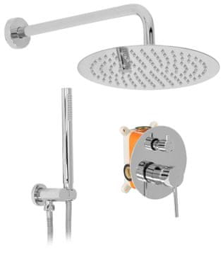 REA LUNGO KROMIRANI UGRADNI SET ZA TUŠIRANJE + KUTIJA SKU -P8007