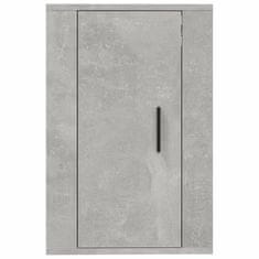 Vidaxl Zidni TV ormarići, 2 kom, betonsko sivi, 40x34,5x60 cm