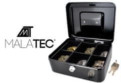 Malatec Prijenosna blagajna 200x160x90cm crna ISO 822