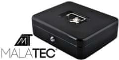 Malatec Prijenosna blagajna 300x240x90 - crna ISO