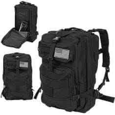 Trizand Vojni ruksak 38L crna ISO 8919