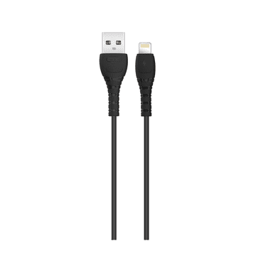 XO Kabel USB-A na 8-pin Lightning NB-Q165 3A 1m crni