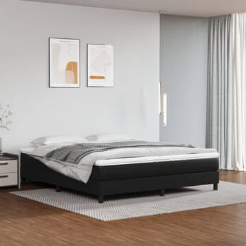 Vidaxl Okvir za krevet crni 180x200 cm umjetna koža