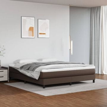 Vidaxl Okvir za krevet smeđi 180x200 cm umjetna koža