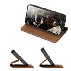 Dux Ducis Skin X2 preklopna maska za Samsung Galaxy S23 Plus, smeda