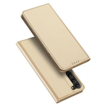 Dux Ducis Skin Pro preklopna maska za Samsung Galaxy S23 Plus, zlato