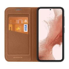 Dux Ducis Skin X2 preklopna maska za Samsung Galaxy S23 Plus, smeda