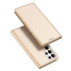 Dux Ducis Skin Pro preklopna maska za Samsung Galaxy S23 Ultra, zlato