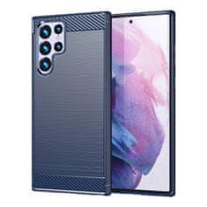 MG Carbon silikonska maska za Samsung Galaxy S23 Ultra, plava