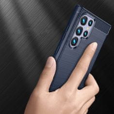 MG Carbon silikonska maska za Samsung Galaxy S23 Ultra, plava