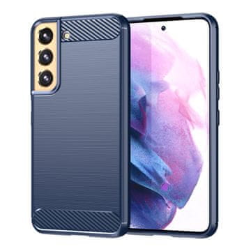 MG Carbon silikonska maska za Samsung Galaxy S23 Plus, plava