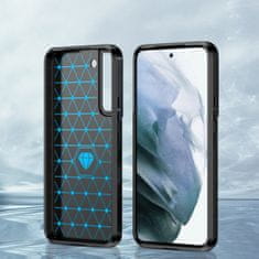 MG Carbon silikonska maska za Samsung Galaxy S23 Plus, crno