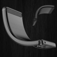 MG Carbon silikonska maska za Samsung Galaxy S23 Ultra, crno