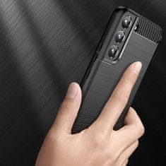 MG Carbon silikonska maska za Samsung Galaxy S23, crno