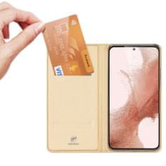 Dux Ducis Skin Pro preklopna maska za Samsung Galaxy S23 Plus, zlato