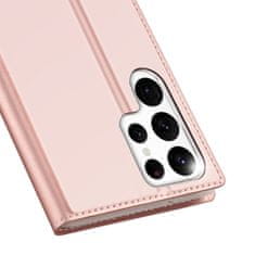 Dux Ducis Skin Pro preklopna maska za Samsung Galaxy S23 Ultra, ružičasta