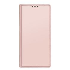 Dux Ducis Skin Pro preklopna maska za Samsung Galaxy S23 Ultra, ružičasta