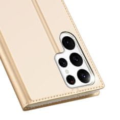 Dux Ducis Skin Pro preklopna maska za Samsung Galaxy S23 Ultra, zlato