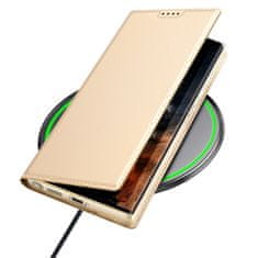 Dux Ducis Skin Pro preklopna maska za Samsung Galaxy S23 Ultra, zlato