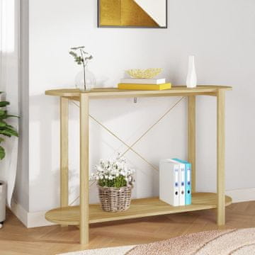 Vidaxl Konzolni stolić, 110x38x75 cm, Materijal na bazi drva