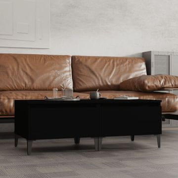 Vidaxl Pomoćni stolići, set od 2, crni, 50x46x35 cm