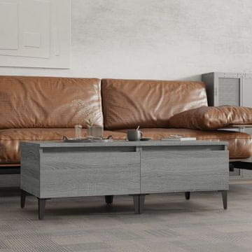 Vidaxl Pomoćni stolići, set od 2, sivi hrast sonoma, 50x46x35 cm