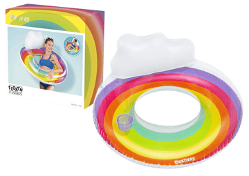 slomart Bestway Napuhavajući kolut za plivanje 107 cm Rainbow