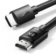 Ugreen HDMI 2.0 4K 2 m crni izdržljivi pleteni kabel