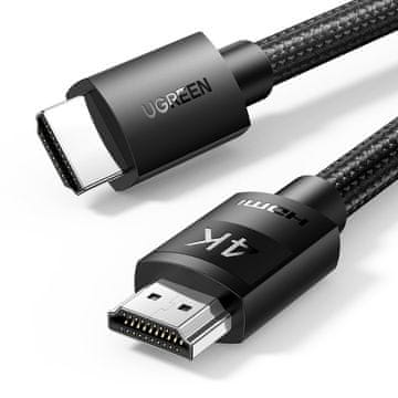 Ugreen HDMI 2.0 4K 2 m crni izdržljivi pleteni kabel