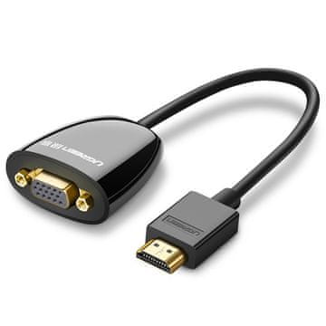 Ugreen HDMI muški na VGA ženski FHD crni adapterski kabel
