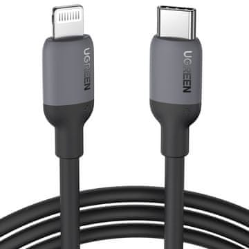Ugreen Kabel za brzo punjenje iPhone USB-C - Lightning PD 20W 1m Crni