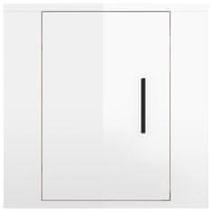 Vidaxl Zidni TV ormarići, 2 kom., Bijeli, Sjajni, 40x34,5x40 cm