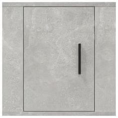 Vidaxl Zidni TV ormarići, 2 kom, betonsko sivi, 40x34,5x40 cm