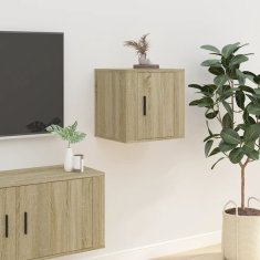 Vidaxl Zidni TV ormarići, 2 kom, Sonoma hrast, 40x34,5x40 cm