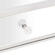 Vidaxl Zrcalni stolić za kavu 106x45x45 cm konstruirano drvo i staklo